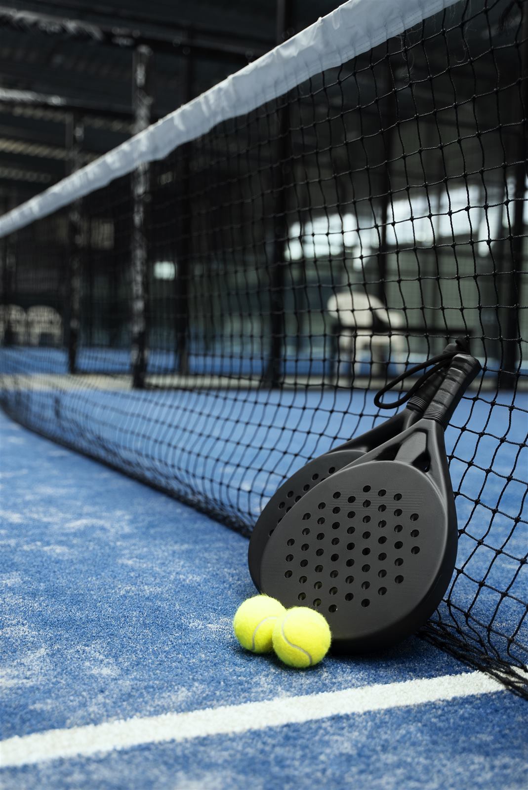 Terrain de padel du complexe Le Rebond, à Auchel